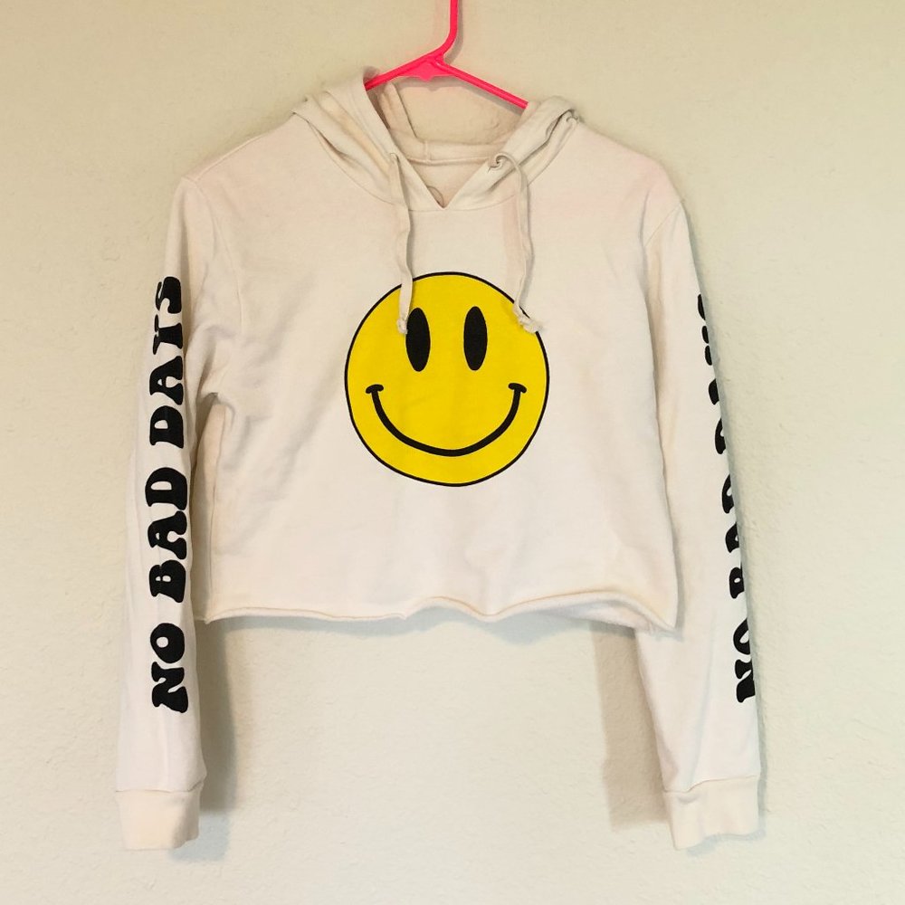 Urban Outfitters ‘No Bad Days’ Cropped Hoodie